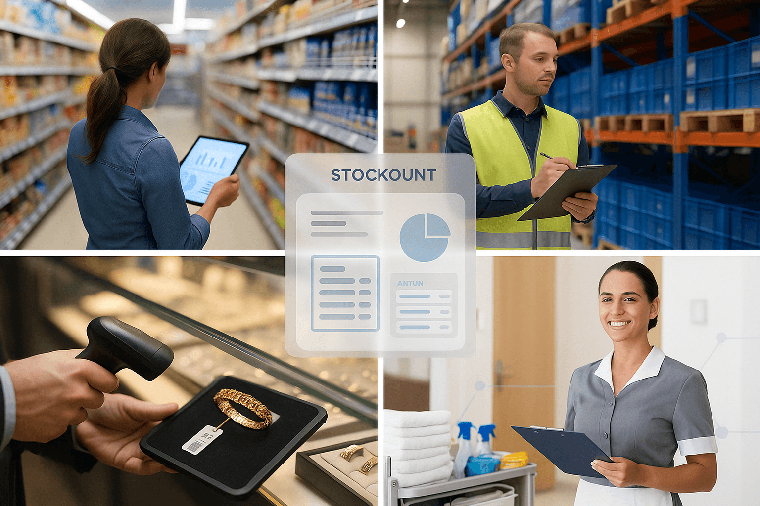 Stockount connects industries with one smart, cloud-based auditing platform — bringing accuracy, transparency, and control to every sector.