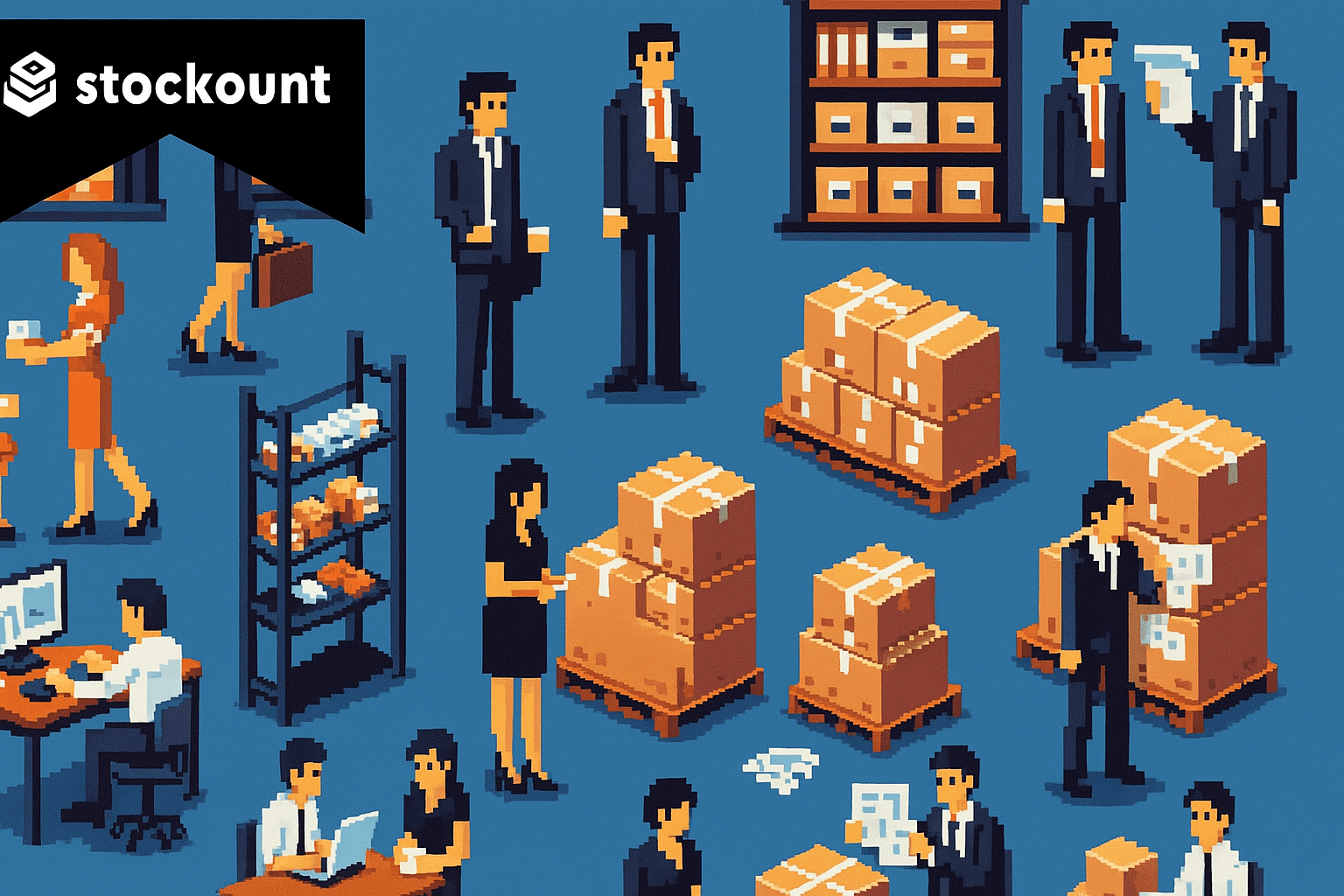 warehouse dashboard and digital analytics interface, representing smart inventory control strategies.