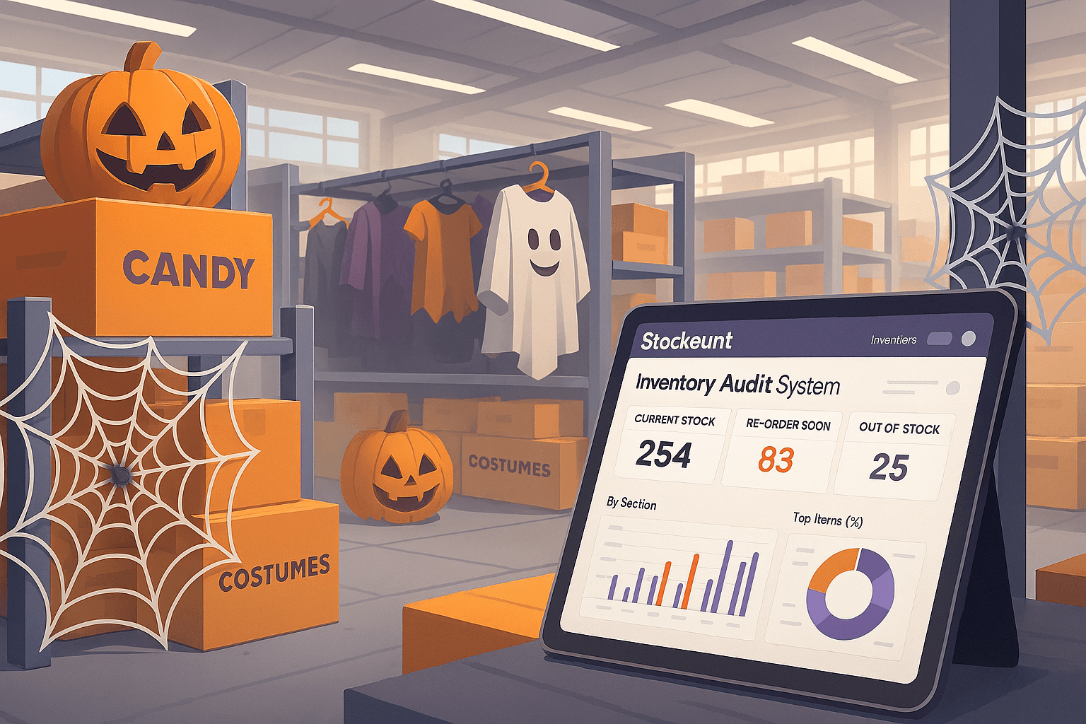 Halloween Inventory audits - Stockount