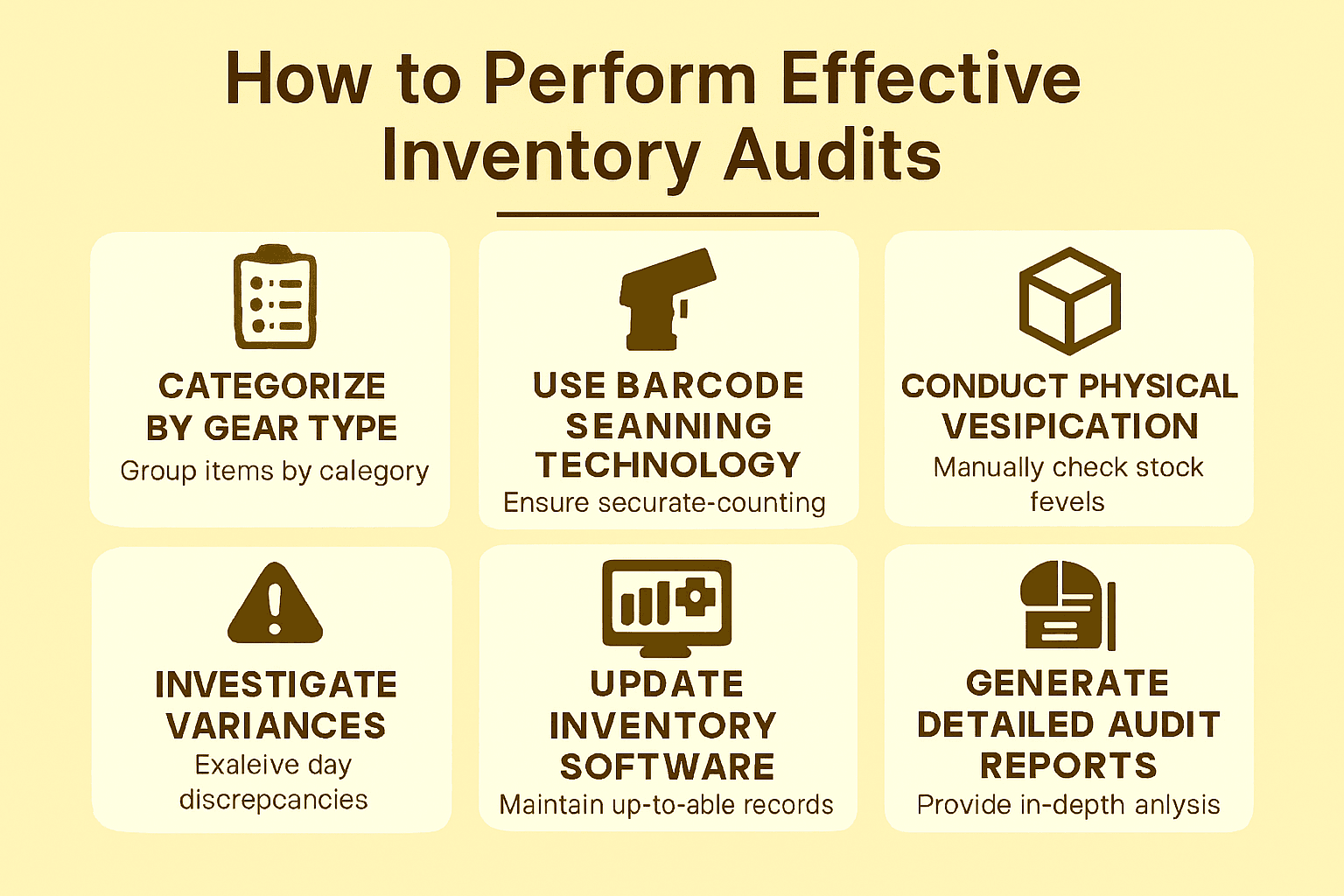 How to Perform Effective Inventory Audits system - Stockount