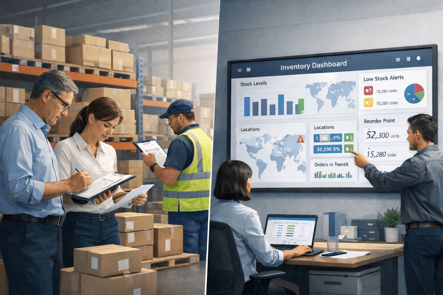Inventory audit vs inventory Control