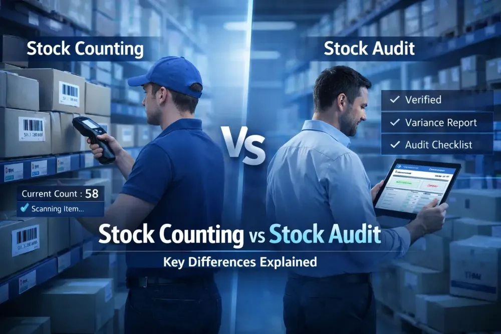 Stock Counting vs Inventory Audit: What's the Difference (And Which One Your Business Actually Needs)