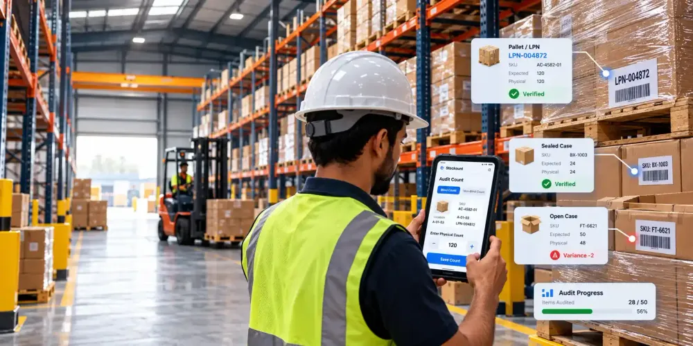 Warehouse Audit software | Stockount
